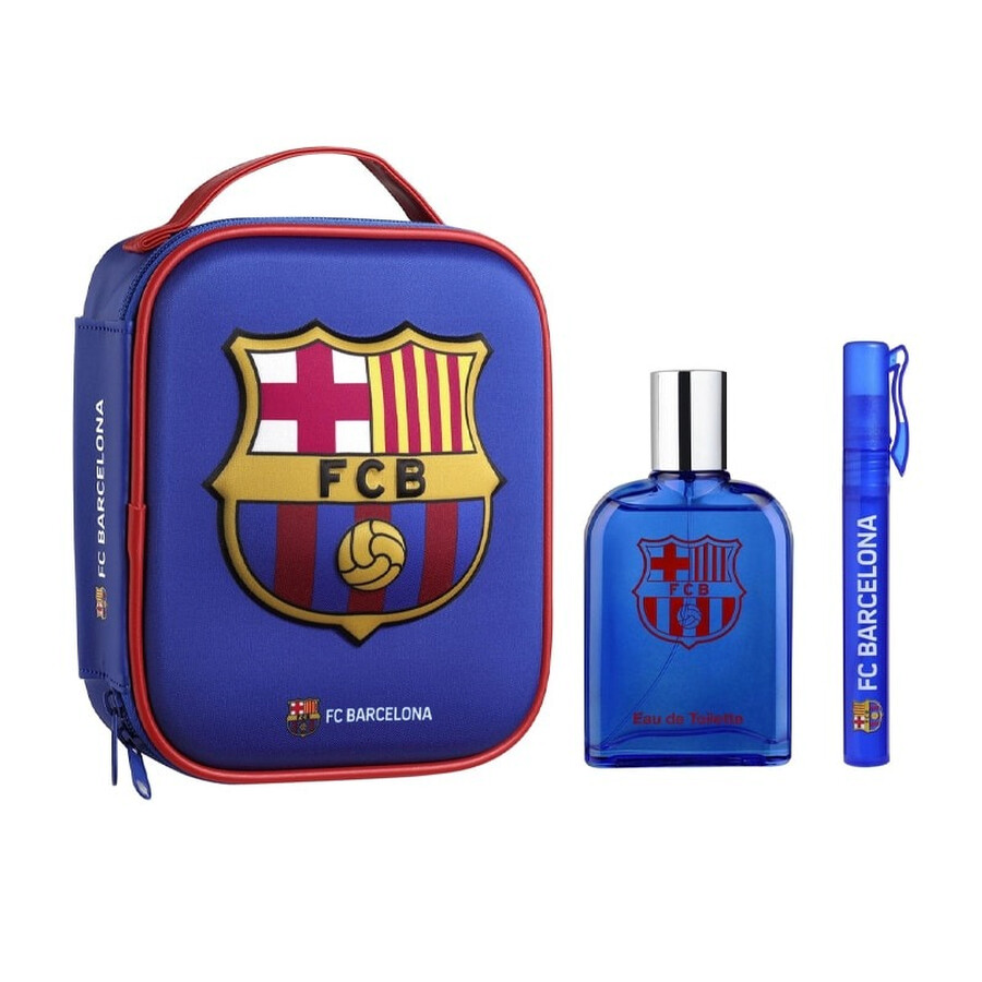 fc-barcelona-eau-de-toilette-gift-set-fragrances-8411114086163 תיק מארז בושם ברצלונה 100 מ"ל + 10מ מ"ל א.ד.ט - FC Barcelona By Air Val – תמונה 1