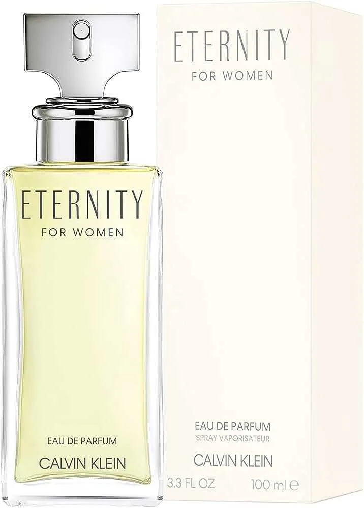 12 קלווין קליין אטרניטי לאישה א.ד.פ 100 מ"ל - Calvin Klein Eternity for Women E.D.P 100ML – תמונה 1