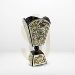 ⁦مبخرة انتيك مرسومة بالصدف الحقيقي- מבערת קטורת ווינטג׳ בציור צדף אמיתי  - Incense Burner Real shell painted⁩ – תמונה ⁦2⁩