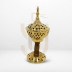 ⁦مبخرة نحاس تراثي انتيك - מבערת קטורת נחושת אמיתית - Incense Burner Genuine Copper⁩ – תמונה ⁦2⁩