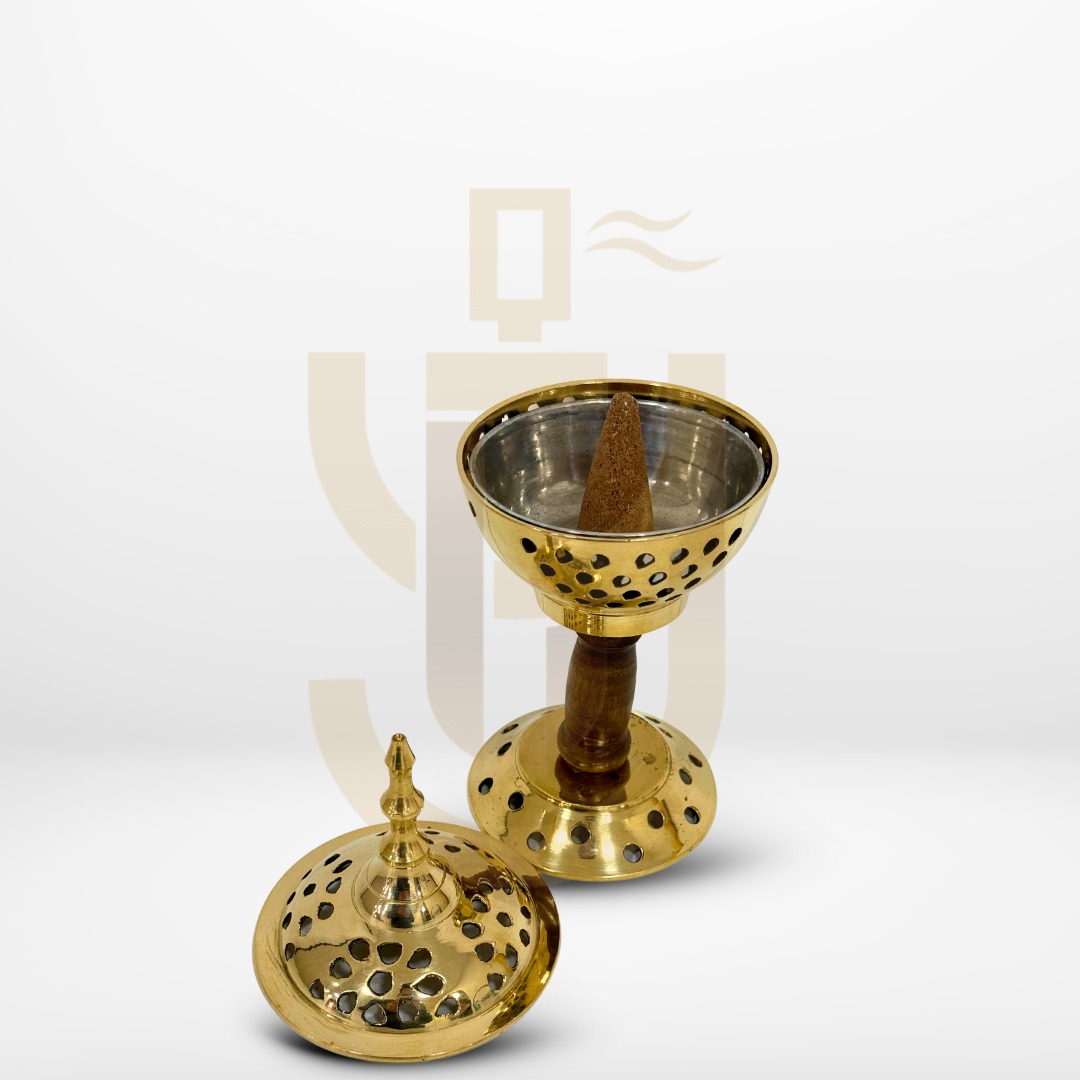 WhatsApp Image 2026-01-26 at 14.14.48 (15) مبخرة نحاس تراثي انتيك - מבערת קטורת נחושת אמיתית - Incense Burner Genuine Copper – תמונה 1