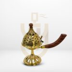⁦مبخرة نحاس تراثي انتيك - מבערת קטורת נחושת אמיתית - Incense Burner Genuine Copper⁩ – תמונה ⁦2⁩